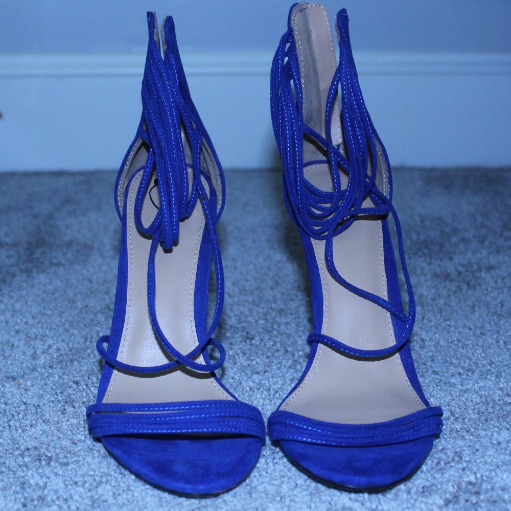 Electric Blue Stiletto Heels
